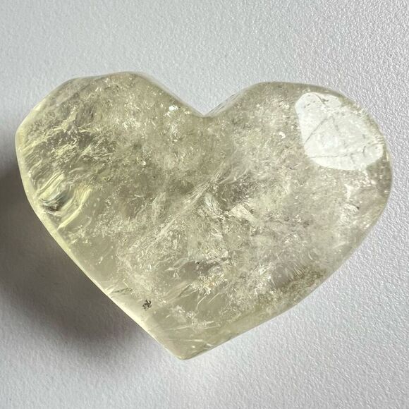 Citrine Crystal Heart Carving (2)‎ - Picture 7 of 11